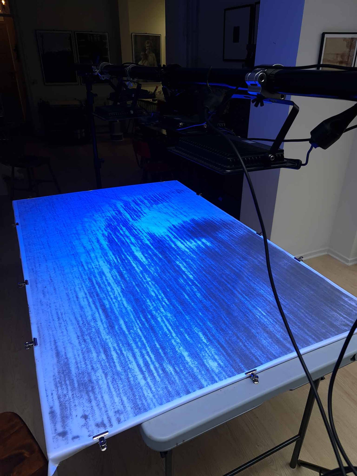 Cyanotypes sur grands textiles Atelier avancé de 3 jours